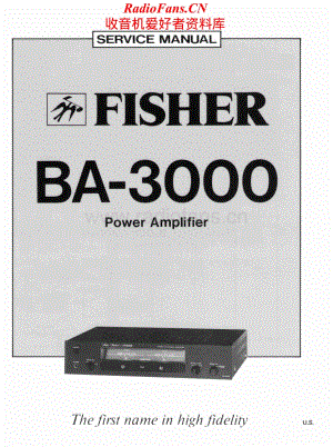 Fisher-BA3000-pwr-sm维修电路原理图.pdf