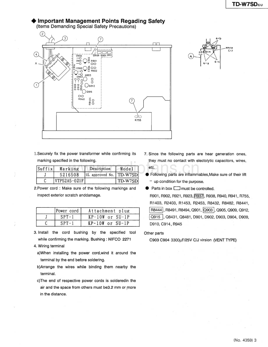 JVC-TDW7SD-tape-sm维修电路原理图.pdf_第3页