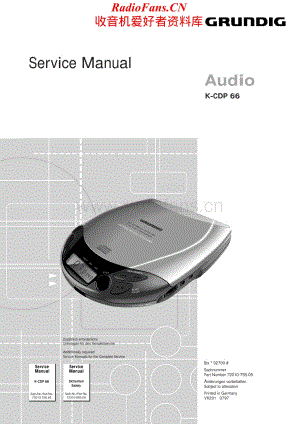Grundig-KCDP66-dm-sm维修电路原理图.pdf