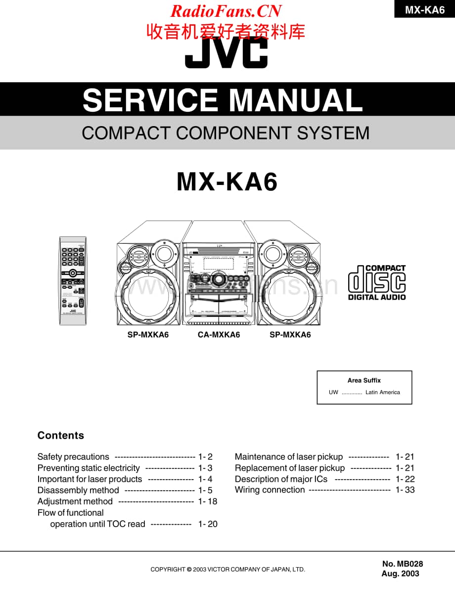 JVC-MXKA6-cs-sm维修电路原理图.pdf_第1页