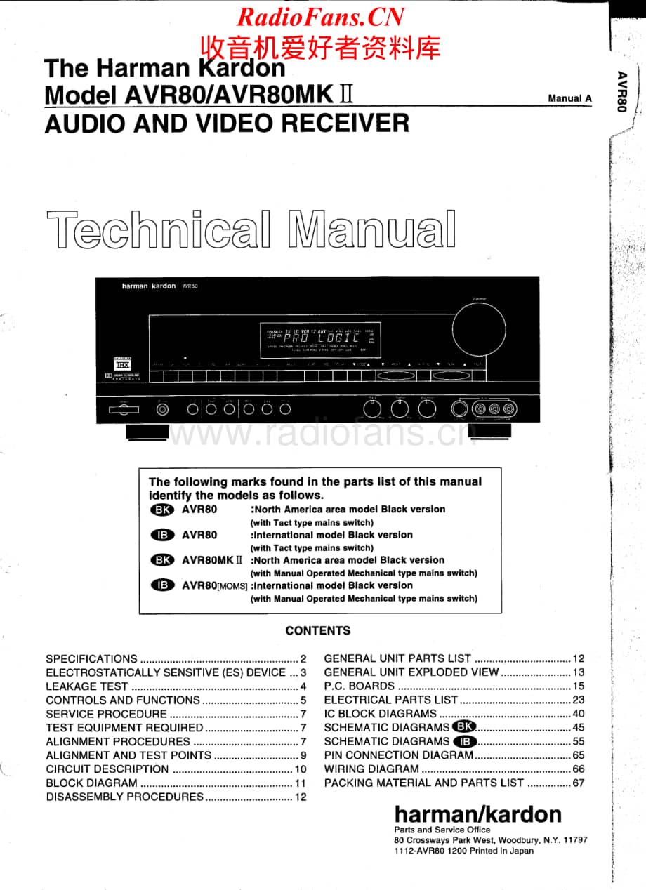 HarmanKardon-AVR80-avr-sm维修电路原理图.pdf_第1页