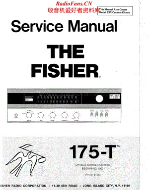 Fisher-175T23-rec-sm维修电路原理图.pdf