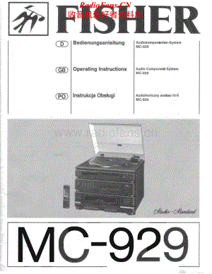 Fisher-MC929-mc-sch维修电路原理图.pdf