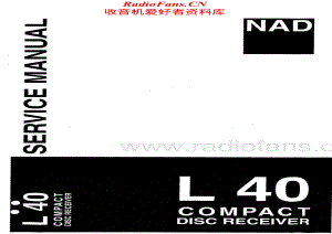 NAD-L40-rec-sm维修电路原理图.pdf