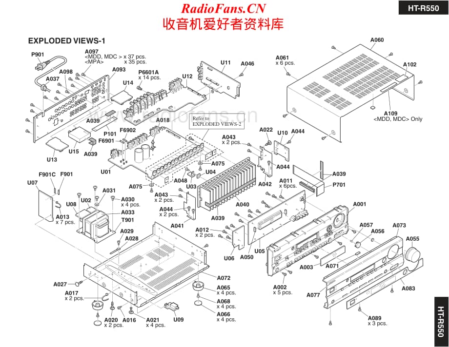 Onkyo-HTR550-avr-sm维修电路原理图.pdf_第2页