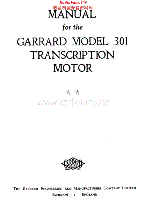 Garrard-301MKII-tt-sm维修电路原理图.pdf