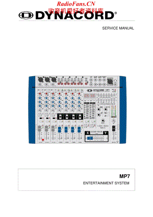 Dynacord-MP7-mix-sm维修电路原理图.pdf