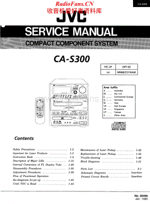 JVC-CAS300-cs-sm维修电路原理图.pdf