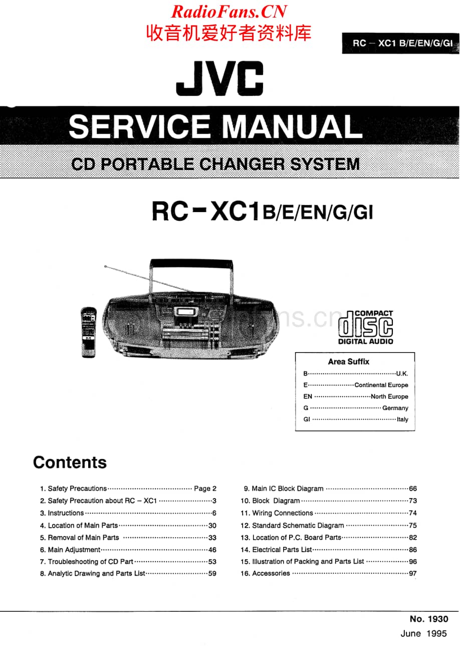 JVC-RCXC1-cs-sch维修电路原理图.pdf_第1页