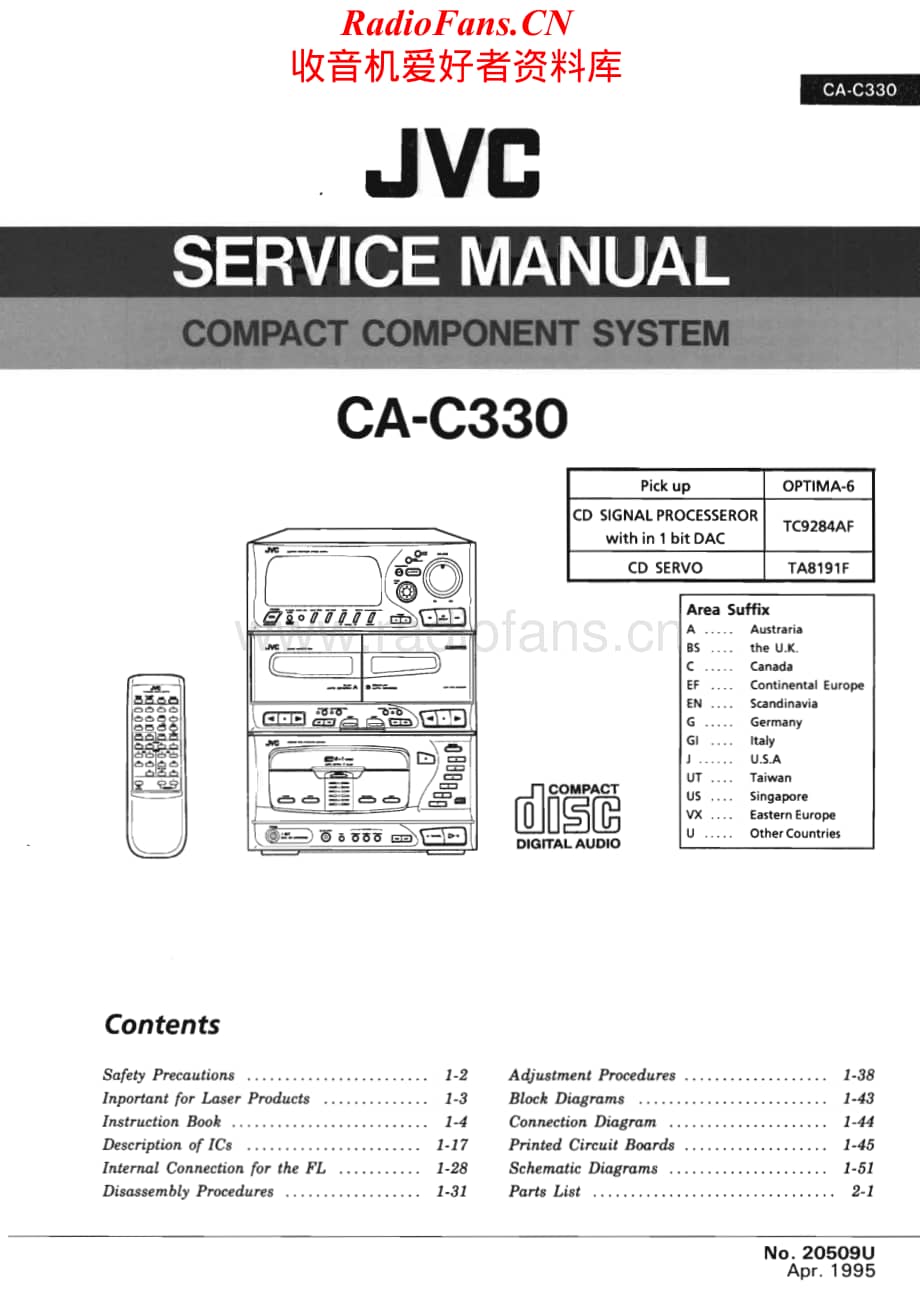 JVC-CAC330-cs-sm维修电路原理图.pdf_第1页