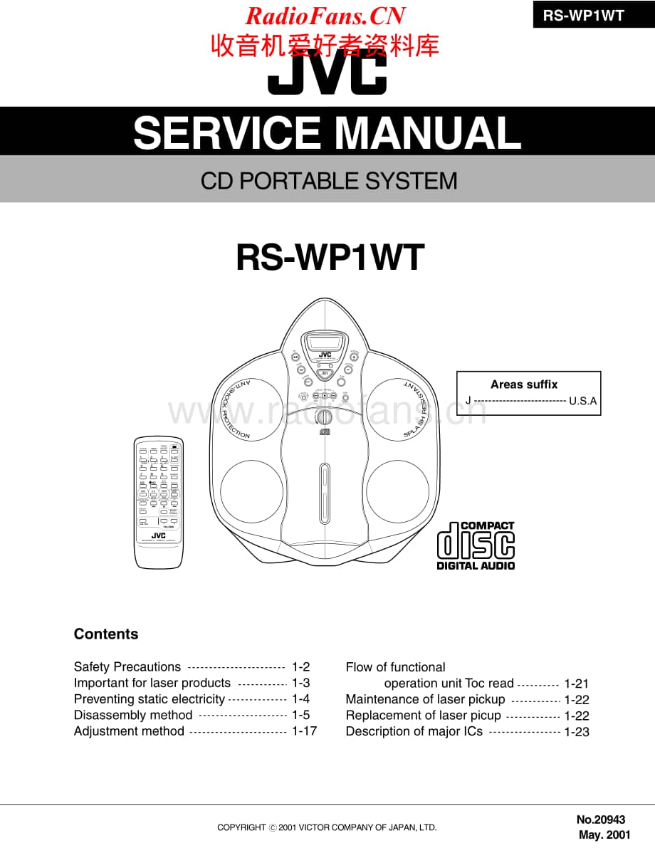 JVC-RSWP1T-cs-sm维修电路原理图.pdf_第1页