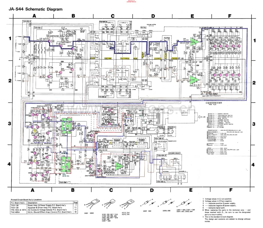 JVC-JAS44-int-sch维修电路原理图.pdf_第1页