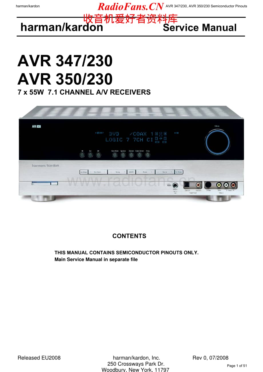 HarmanKardon-AVR350.230-avr-sb维修电路原理图.pdf_第1页