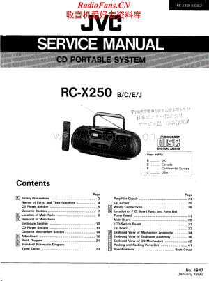 JVC-RCX250-cs-sch维修电路原理图.pdf