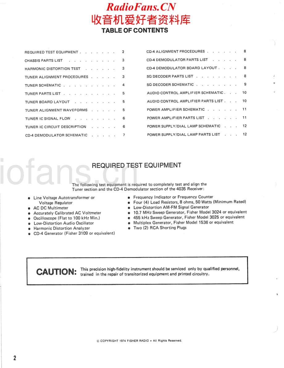 Fisher-4035-rec-sm维修电路原理图.pdf_第2页