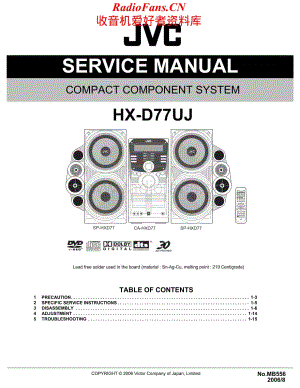 JVC-HXD77UJ-cs-sm维修电路原理图.pdf
