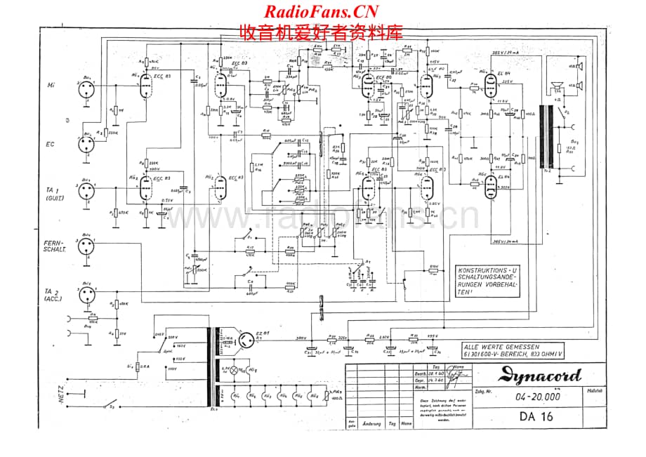 Dynacord-DA16-pwr-sch维修电路原理图.pdf_第1页
