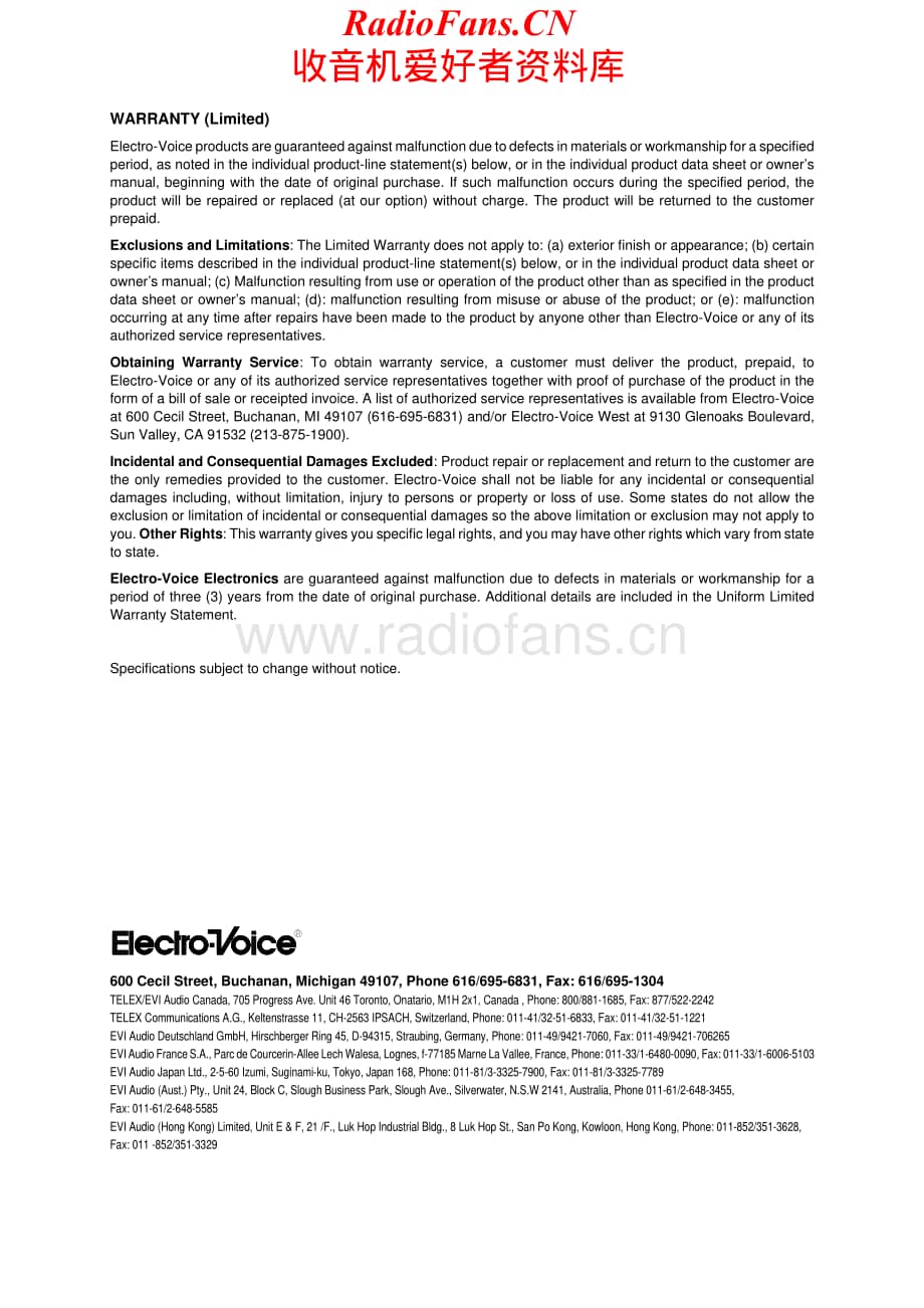 ElectroVoice-PSX600-mix-sm维修电路原理图.pdf_第3页