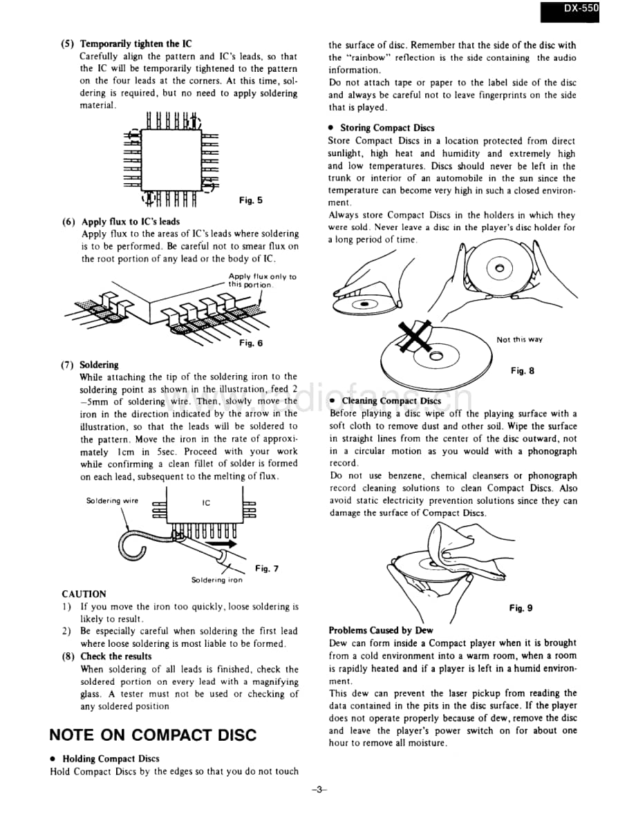 Onkyo-DX5500-cd-sm维修电路原理图.pdf_第3页