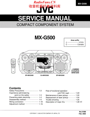 JVC-MXG500-cs-sm维修电路原理图.pdf