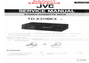 JVC-TDX311BKX-tape-sm维修电路原理图.pdf