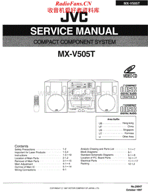 JVC-MXV505T-cs-sm维修电路原理图.pdf