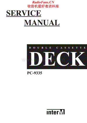 InterM-PC9335-tape-sm维修电路原理图.pdf