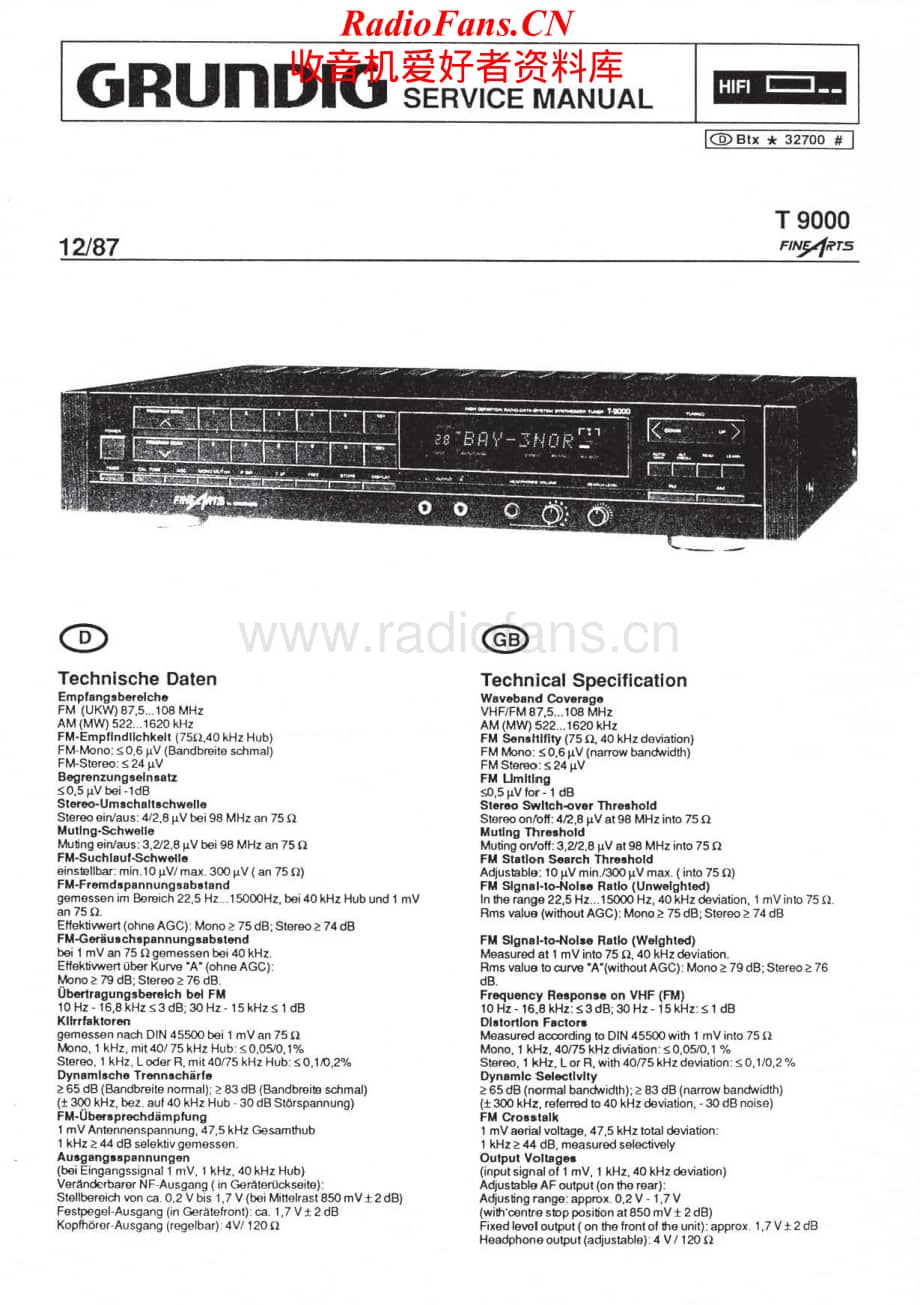 Grundig-T9000-tun-sm维修电路原理图.pdf_第1页