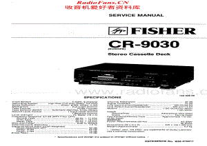 Fisher-CR9030-tape-sm维修电路原理图.pdf