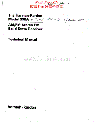 HarmanKardon-330B-rec-sm维修电路原理图.pdf