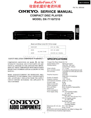 Onkyo-DX7110-cd-sm维修电路原理图.pdf