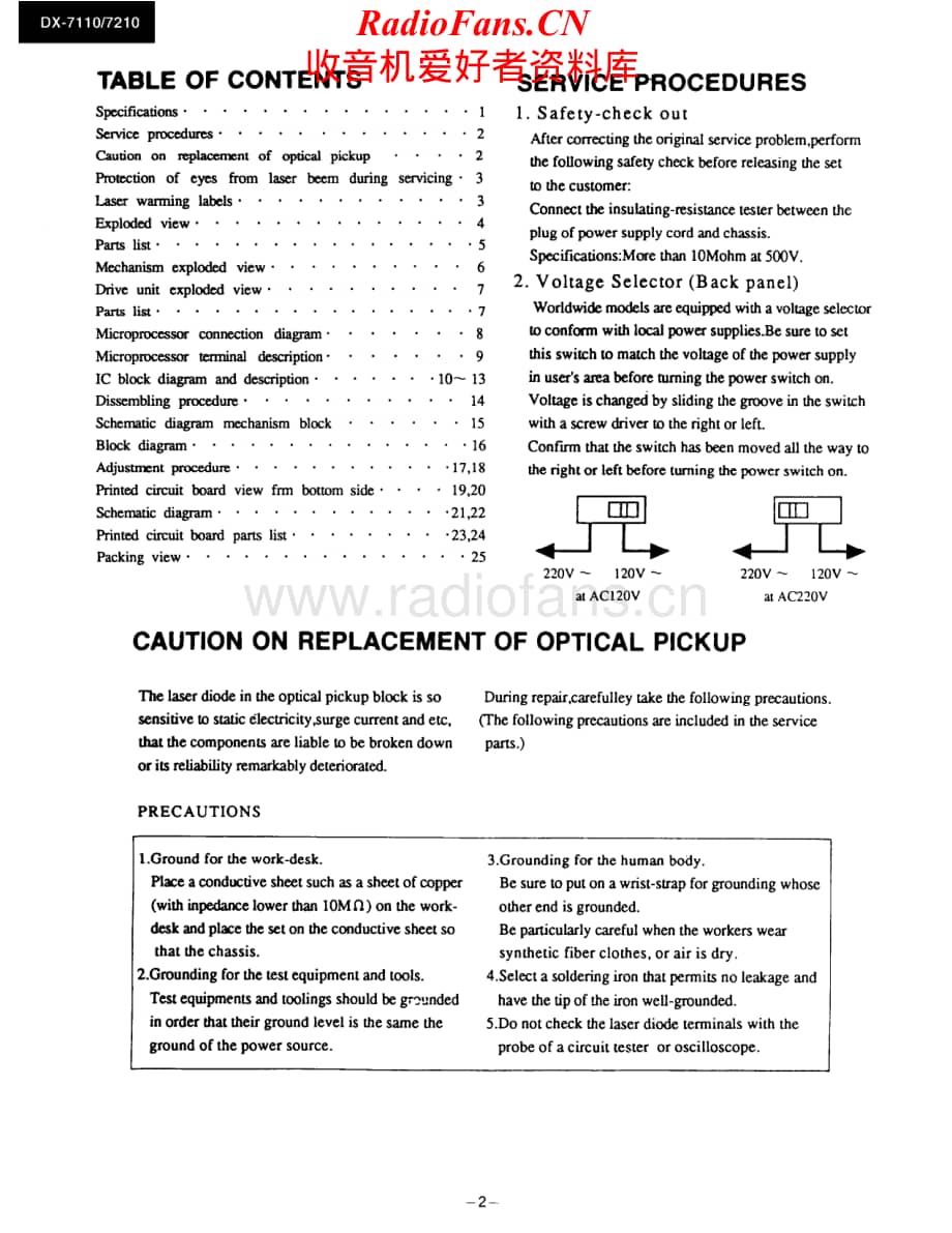 Onkyo-DX7110-cd-sm维修电路原理图.pdf_第2页