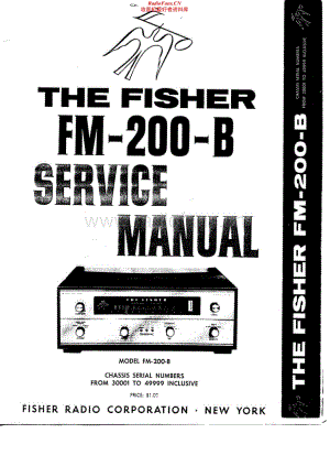 Fisher-FM200B-tun-sm维修电路原理图.pdf