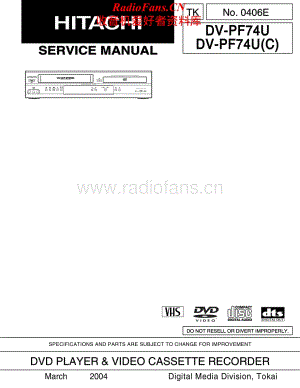 Hitachi-DVPF74U-cd-sm维修电路原理图.pdf