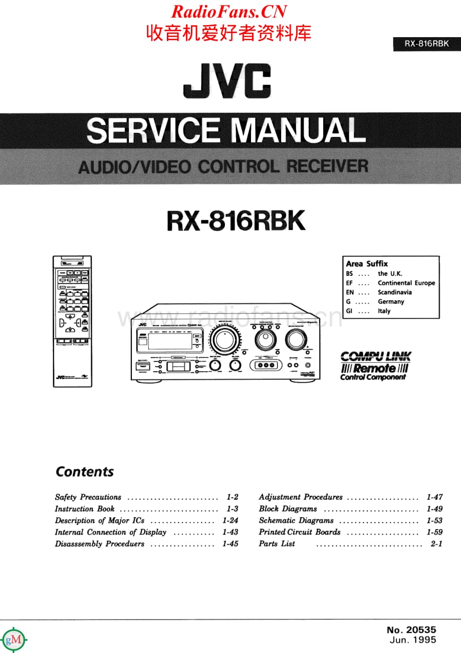JVC-RX816RBK-avr-sm维修电路原理图.pdf_第1页
