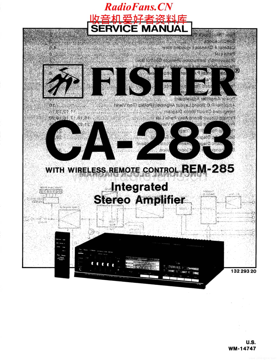 Fisher-CA283-int-sm维修电路原理图.pdf_第1页