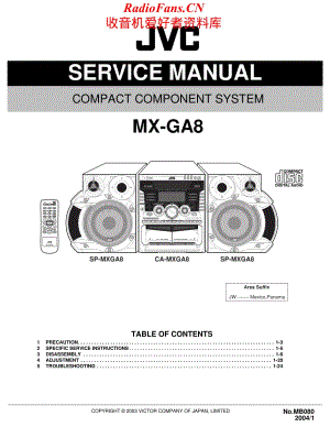 JVC-MXGA8-cs-sm维修电路原理图.pdf