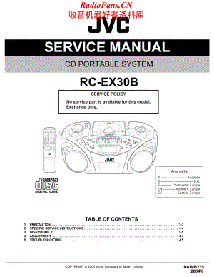 JVC-RCEX30B-cs-sch维修电路原理图.pdf