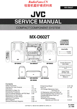 JVC-MXD602T-cs-sm维修电路原理图.pdf