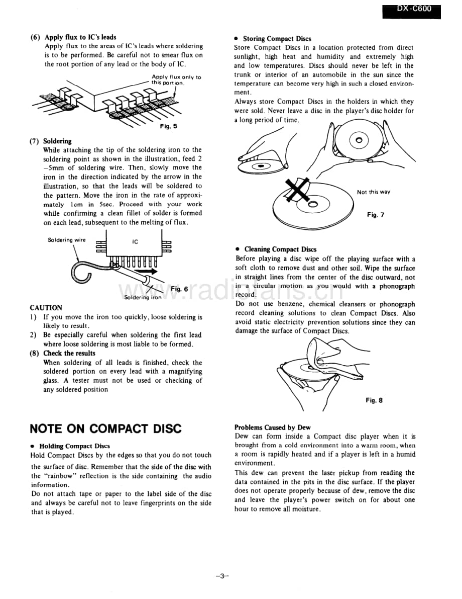 Onkyo-DXC600-cd-sm维修电路原理图.pdf_第3页