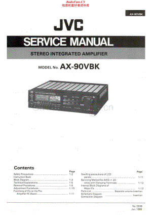 JVC-AX90VBK-int-sm维修电路原理图.pdf