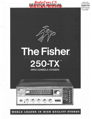 Fisher-250TX-rec-sm维修电路原理图.pdf