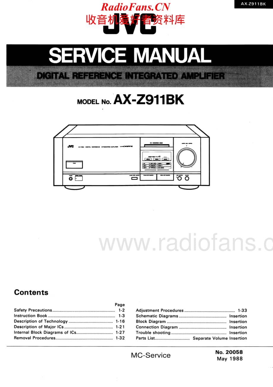 JVC-AXZ911BK-int-sm维修电路原理图.pdf_第1页