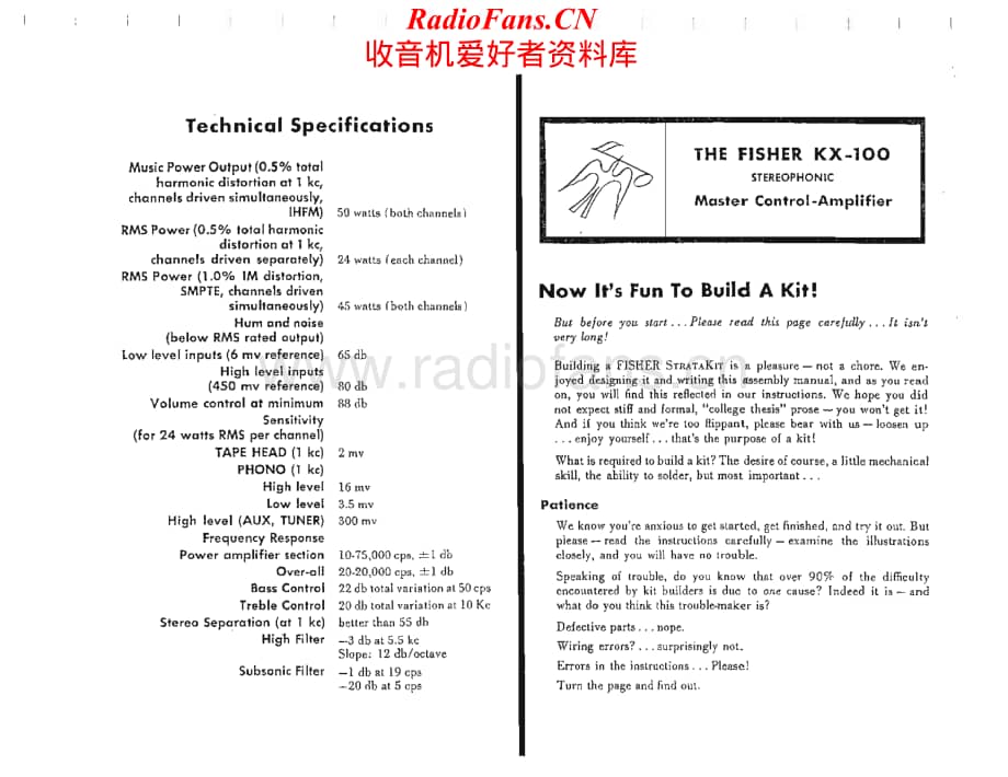 Fisher-KX100-int-sm维修电路原理图.pdf_第3页