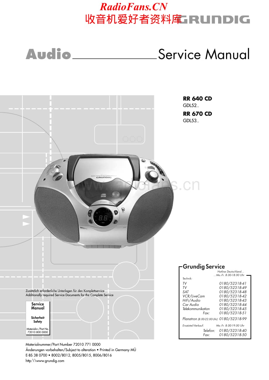 Grundig-RR670CD-tr-sm维修电路原理图.pdf_第1页