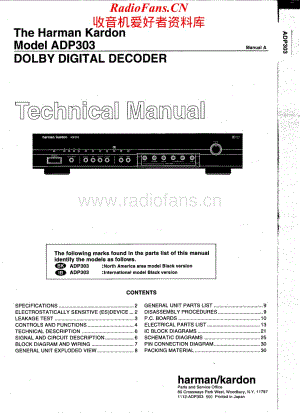 HarmanKardon-ADP303-ddd-sm维修电路原理图.pdf