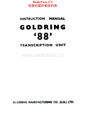 Goldring-GL88-tt-sm维修电路原理图.pdf