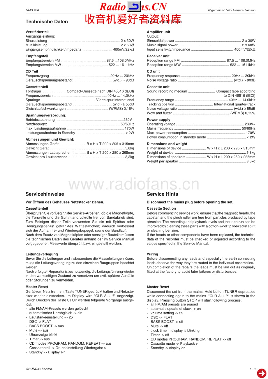 Grundig-UMS200-mc-sm维修电路原理图.pdf_第3页
