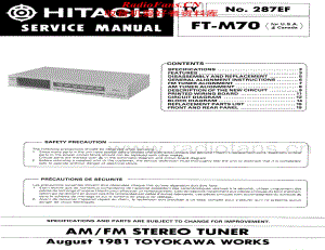 Hitachi-FTM70-tun-sm维修电路原理图.pdf
