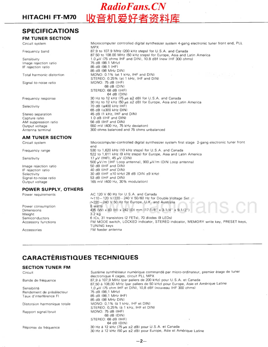 Hitachi-FTM70-tun-sm维修电路原理图.pdf_第2页